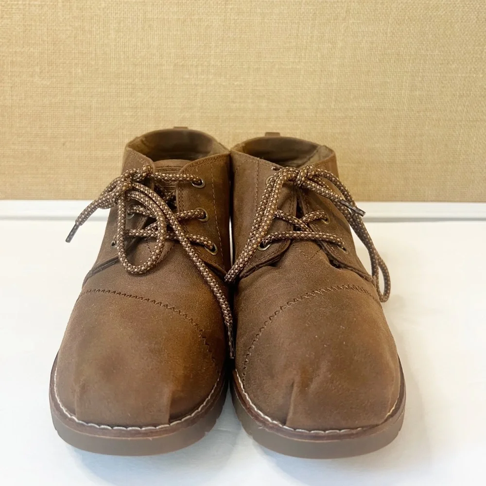 Bobs By Skechers Chukka Boots Woman’s Size W 7.5 Brown - Picture 4 of 9